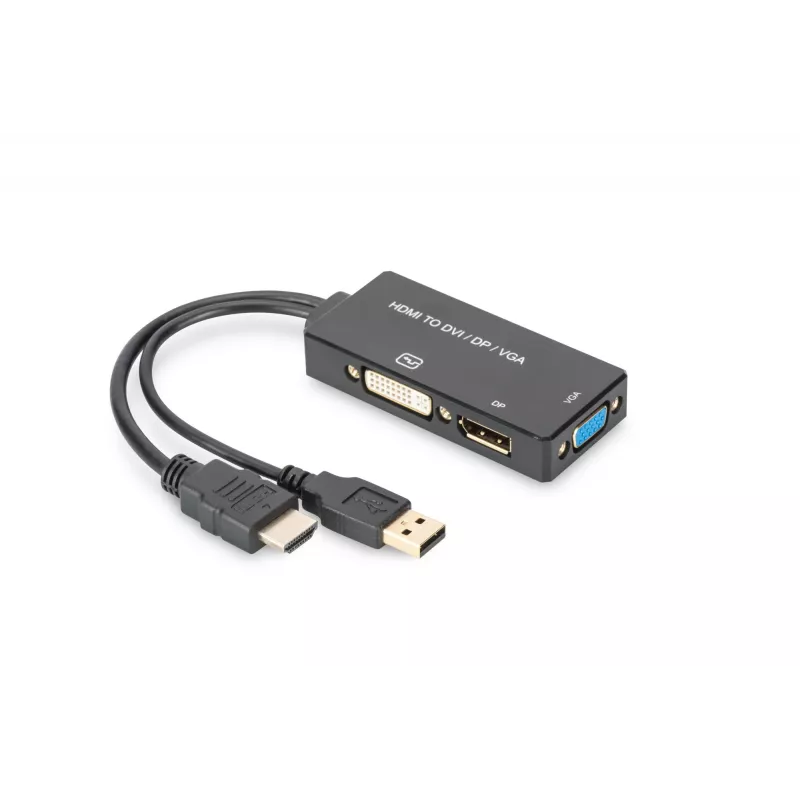 HDMI 3in1 adapteris Digitus AK-330403-002-S