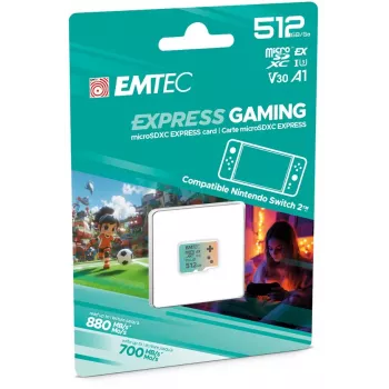 Flash Memory Emtec 512GB UHS-I U3 V30 A1 EXPRESS Switch 2