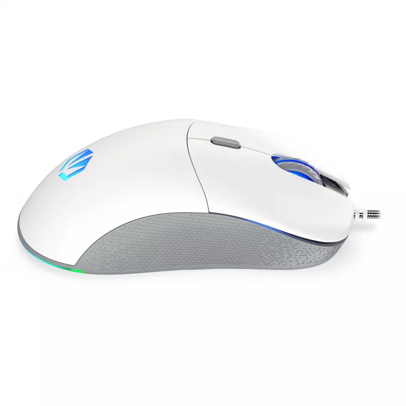 ENDORFY GEM Plus Onyx Balta pelė, žaidimams, dešiniarankiams, USB Type-C, optinė, 19000 DPI