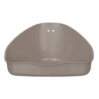 Atviras tualetėlis Trixie 62551 triušiams, plastikinis, bronzinis, 360 × 300 × 210 mm
