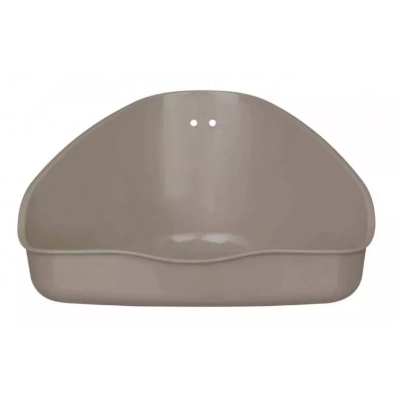 Atviras tualetėlis Trixie 62551 triušiams, plastikinis, bronzinis, 360 × 300 × 210 mm