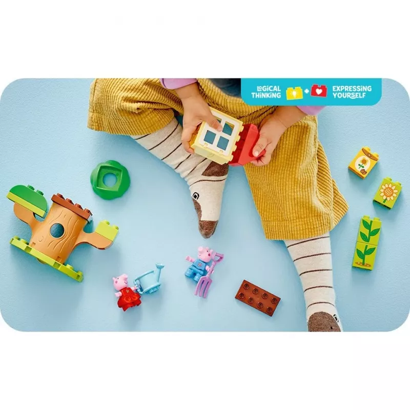 Lego 10431 Duplo Peppa Pig sodas ir medžio namelis