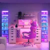 Išmanusis LED ekrano skydelis Nanoleaf X Fantaqi EXPO SQFX01K02-4WT — modulinis dekoratyvinio apšvietimo skydelių rinkinys