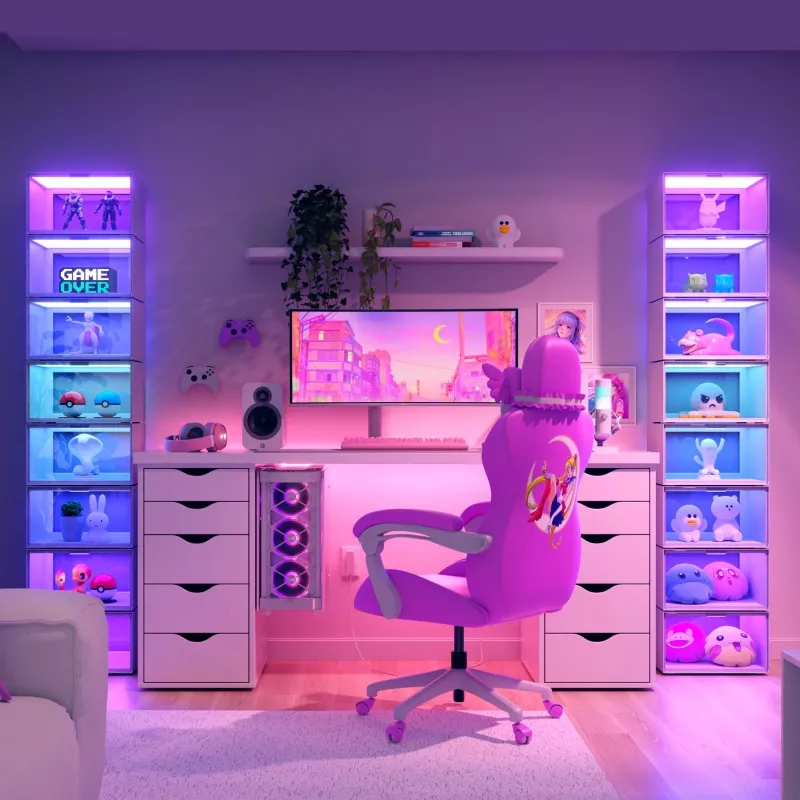 Išmanusis LED ekrano skydelis Nanoleaf X Fantaqi EXPO SQFX01K02-4WT — modulinis dekoratyvinio apšvietimo skydelių rinkinys