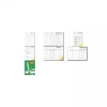 Užrašų knygelė/ataskaitų knyga Sigel SD030 A4, 2x40 lapų, susiūtas įrišimas