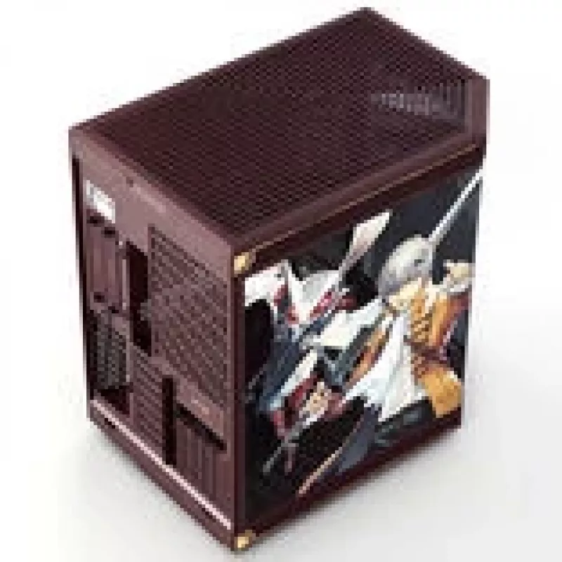 HYTE PC korpusas Y70 Metaphor ReFantazio (Midi-Tower, E-ATX, grūdintas stiklas, dviejų kamerų, PCIe 4.0 pakėlimo plokštė, balta/įvairiaspalvė)