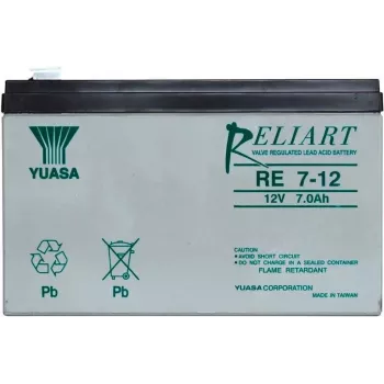 Sandari švino rūgšties baterija Yuasa RE7-12 12V 7Ah AGM atsarginėms ir maitinimo sistemoms