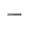 KVM jungiklis Unitek V307A USB HDMI 2 prievadų 4K Ultra HD 3840x2160@60Hz HDCP 2.2, metalinis korpusas, pilkas