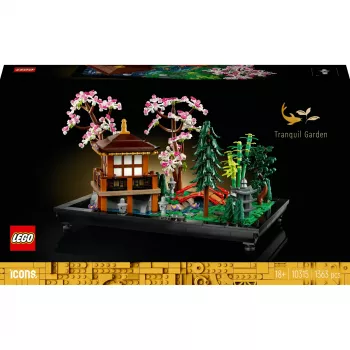 LEGO statybų rinkinys ICONS 10315 Zen Garden, 1363 dalys, 18+, matmenys 210×320×200 mm, svoris 4,19 kg