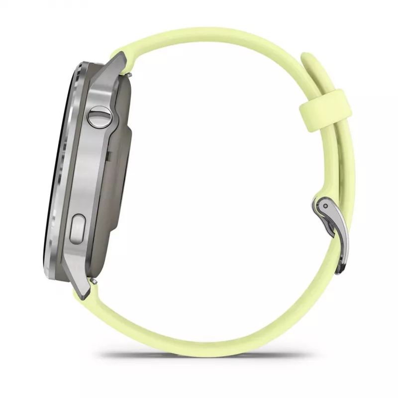 Garmin Venu 010-03014-02 išmanusis laikrodis / sportinis laikrodis 3,56 cm (1,4 inch) AMOLED 45 mm Skaitmeninis 454 x 454 pikseliai Liečiamas ekranas Sidabrinis „Wi-Fi“ GPS (palydovas)
