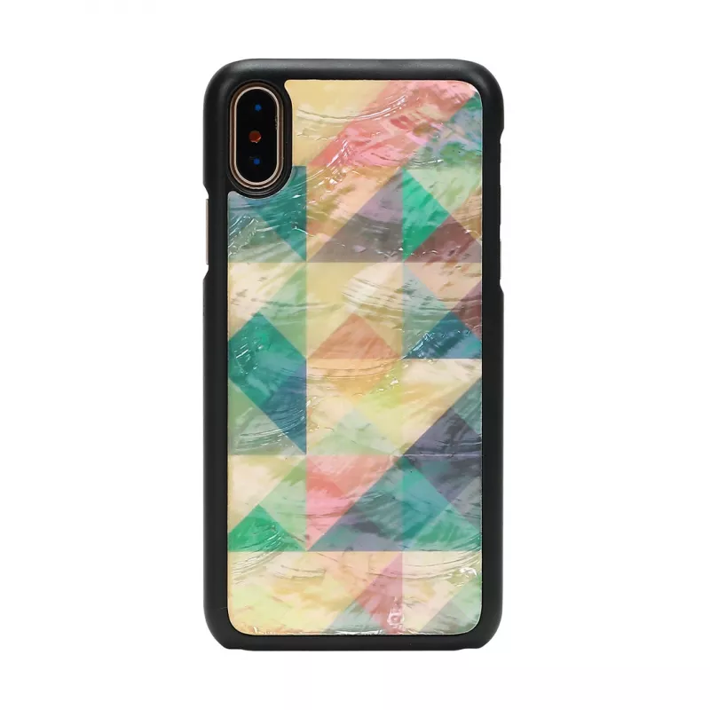 iKins išmaniojo telefono dėklas, skirtas iPhone XS / iPhone XS, Mosaic Juoda