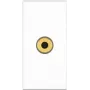 3,5 mm kištukinis lizdas Kindermann 7464000511 Baltas