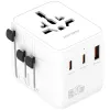 Kelioninis adapteris 20W GaN Nomad 2xUSB-C + 1xA