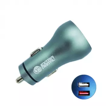 Kroviklis USB 2.0 + USB 3.0: 12V-24V, 30W, QC3.0