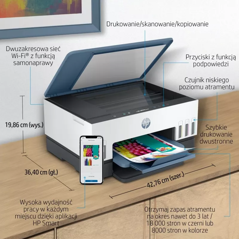 HP Smart Tank 675 universalus rašalinis spausdintuvas A4 4800 x 1200 DPI 12 ppm Wi-Fi