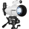 Bresser Optics CLASSIC 70/350 Refraktorius 140x juodas, baltas