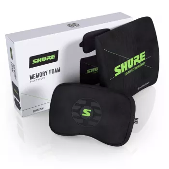 Atminties putos pagalvėlių rinkinys noblechairs Shure Edition GAGC-343 – juosmens ir galvos atramos pagalvėlės