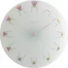 NeXtime klok 8809 Chair, Ø30 cm, Wall, Balta/ Multi-color