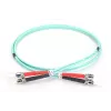 DIGITUS - Patch-Cable - ST multi-mode (M) - ST multi-mode (M) - 3 m - Skaidulinė optika - 50 / 125 mikronai - turkio spalvos