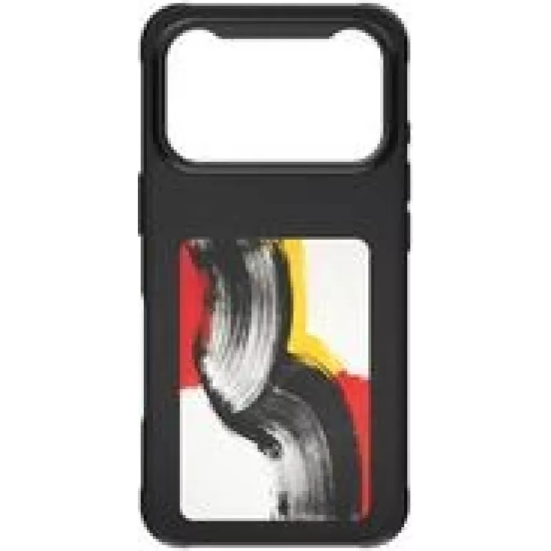 4smarts E-Ink dangtelis / NFC ekranas iPhone 17 Pro, Qi2 – juodas (541788)