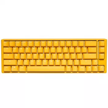 Ducky One 3 Geltona SF klaviatūra žaidimams USB US English mechaninė 67 klavišai RGB