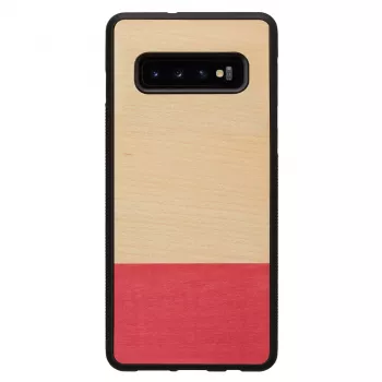 man and wood dėklas išmaniam telefonui Samsung Galaxy S10 Plus — Miss Match Juoda