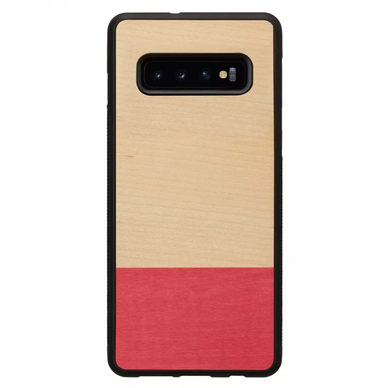 man and wood dėklas išmaniam telefonui Samsung Galaxy S10 Plus — Miss Match Juoda