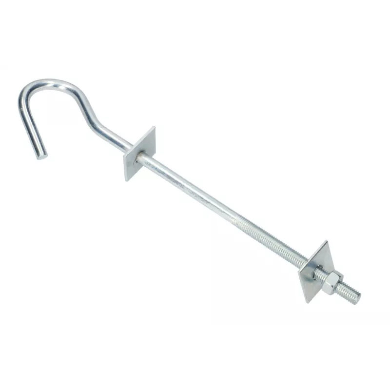 Kabelio kablys Extralink Hook for hanging brackets 12/230mm M12, sidabrinis