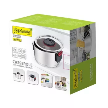 Maestro MR-3530-18 puodas sulankstomomis rankenomis 2,3 l
