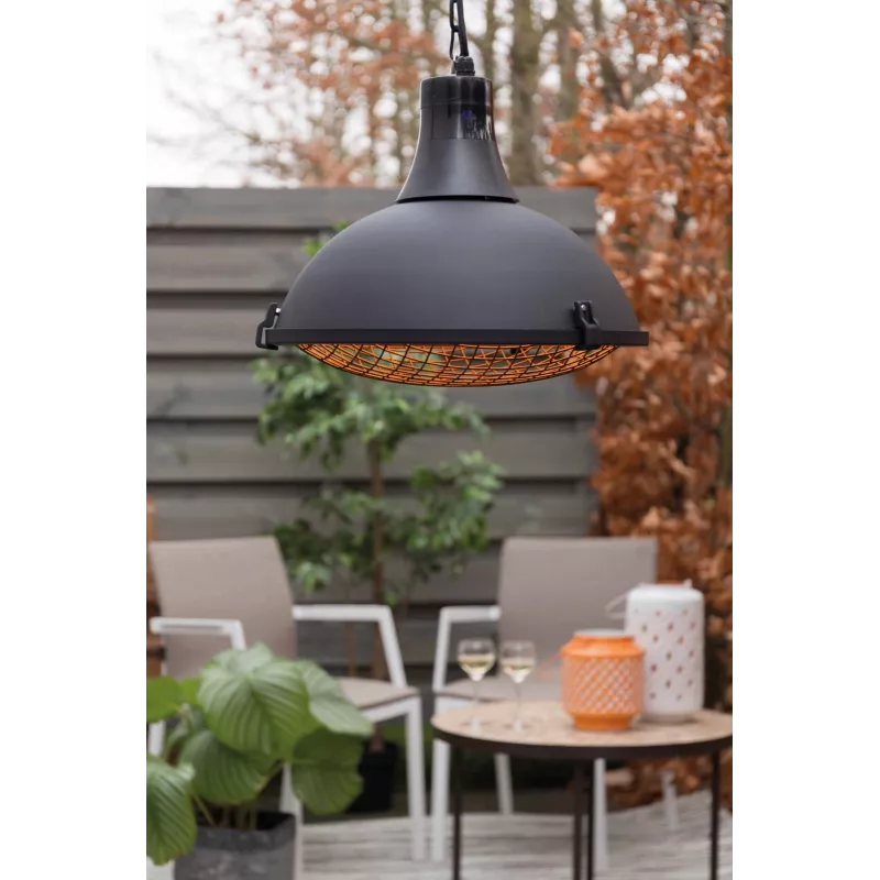 Sunred IND-2100H - lubinis šildytuvas 2100 W, juodas