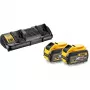 DCB132 Flexvolt rinkinys - 2 x DCB547 18V/54V 9,0Ah baterijos