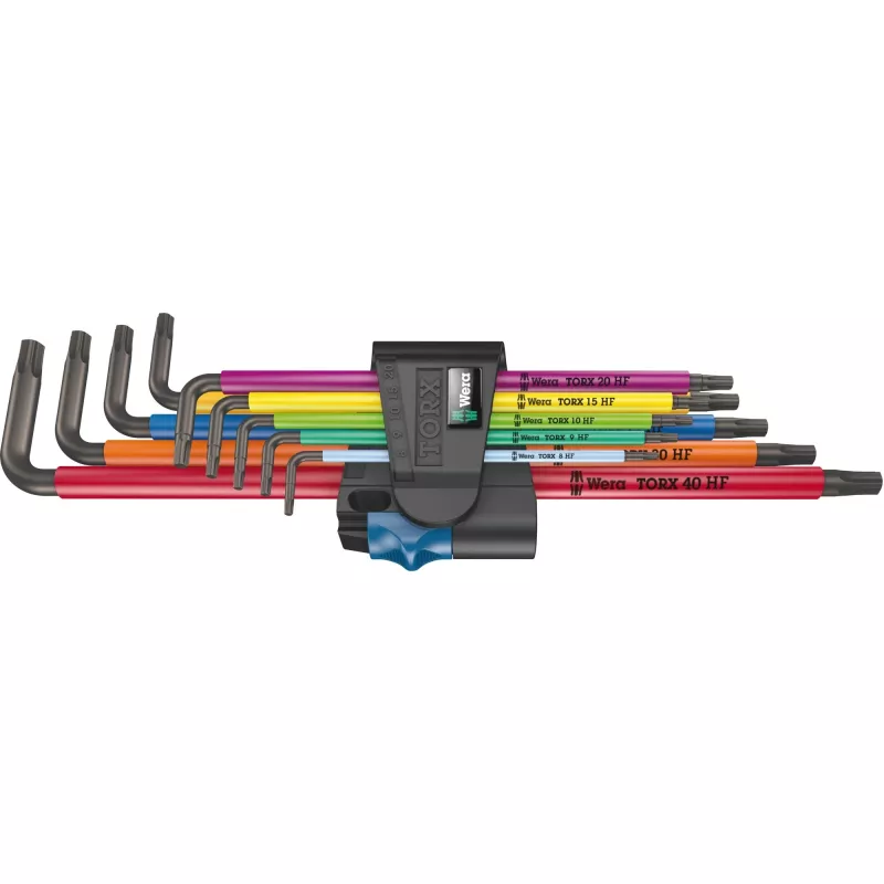 Wera 967/9 TX XL Torx L formos raktų rinkinys, 9 dalių