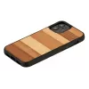 Apsauginis išmaniojo telefono dėklas „man and wood“, skirtas „iPhone 12 mini“ – juodas