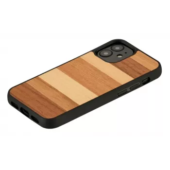 Apsauginis išmaniojo telefono dėklas „man and wood“, skirtas „iPhone 12 mini“ – juodas
