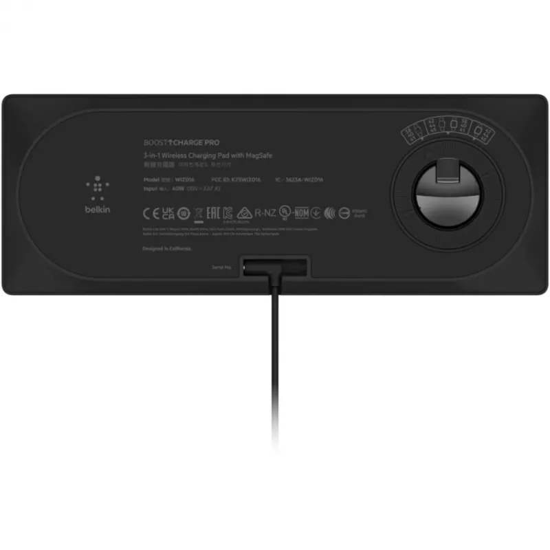 Belaidis įkroviklis Belkin BOOST↑CHARGE PRO greitas įkrovimas juodas