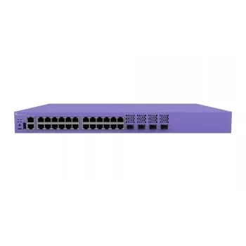 EXTREME 4220 24P PoE komutatorius — 24x Ethernet PoE prievadai, 4x SFP aukštyninės jungtys