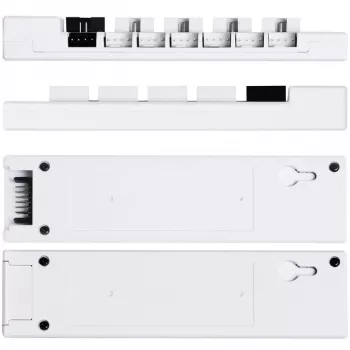 USB ir PWM šakotuvas „Lian Li EDGE HUB EG-HUB01W“ — 4× USB, 6× PWM, baltas