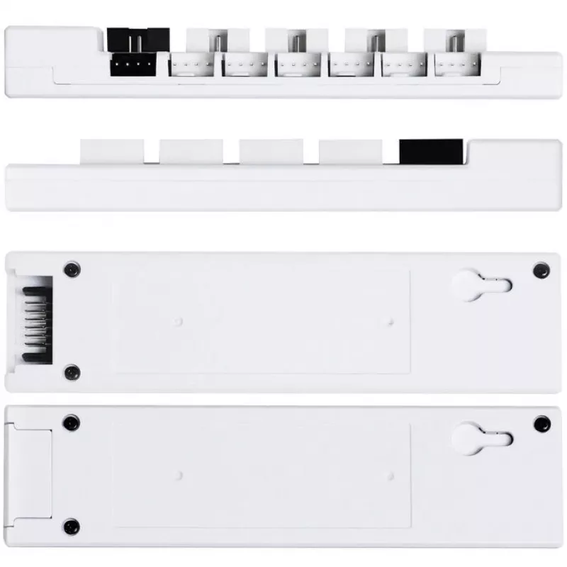 USB ir PWM šakotuvas „Lian Li EDGE HUB EG-HUB01W“ — 4× USB, 6× PWM, baltas