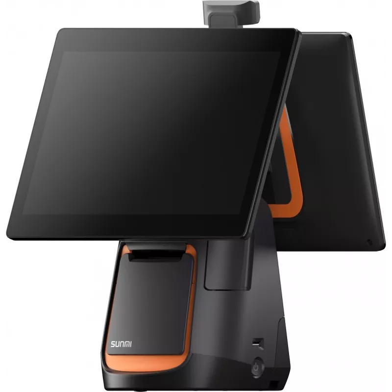 Stalinis POS T2s, Android 9, 15.6+10 col., 4/64GB, 80mm, WiFi