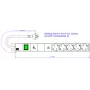 Bachmann 19 1HE 5xCEE7/3 800.39351x jungiklis 1xGVS-Plus 2 0m CEE7/7