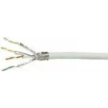 Logilink Home - Bulk Cable - 50 m - SFTP, PiMF -Cat.7 Raw Cable - IEEE 802.3 - Halogen-Free - White (CPV0053)