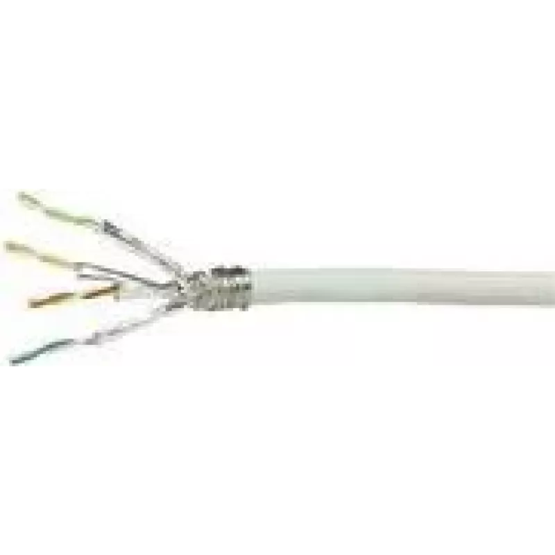 Logilink Home - Bulk Cable - 50 m - SFTP, PiMF -Cat.7 Raw Cable - IEEE 802.3 - Halogen-Free - White (CPV0053)