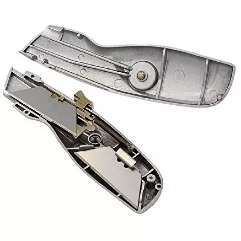 Universalus peilis WEDO 78 808 su fiksuota geležte, aliuminio korpusas, geležtės plotis 44 mm