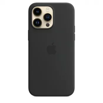 Apple silikoninis dėklas su MagSafe, skirtas „Apple iPhone 14 Pro Max“, vidurnakčio