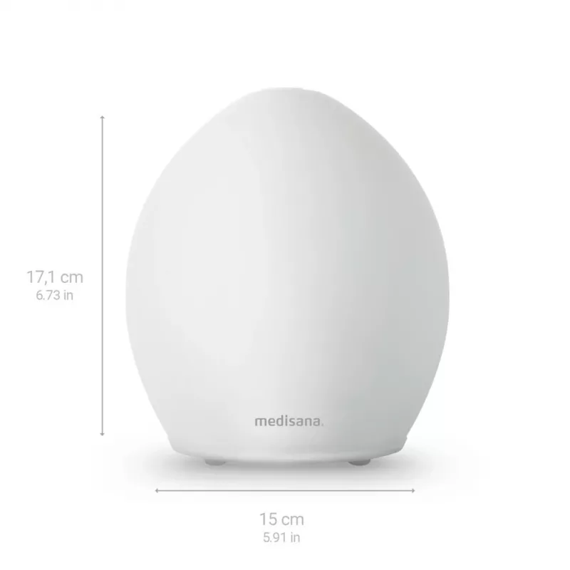 Ultragarsinis aromato difuzorius Medisana AD 635 — 0,1 l bakelis, LED spalvų kaita, 12 W, 100–240 V