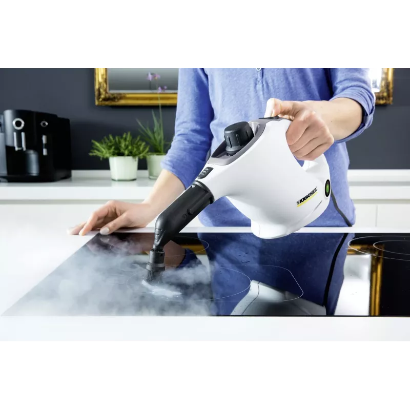 Kärcher SC 1 cilindrinis garų valytuvas 1200 W, juoda, balta