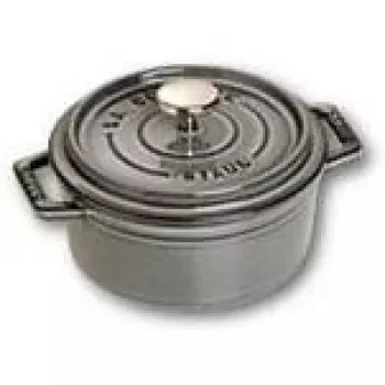 Staub 40509-474 apvalus kokotas 12 cm grafito pilkumo ketaus