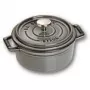 Staub 40509-474 apvalus kokotas 12 cm grafito pilkumo ketaus