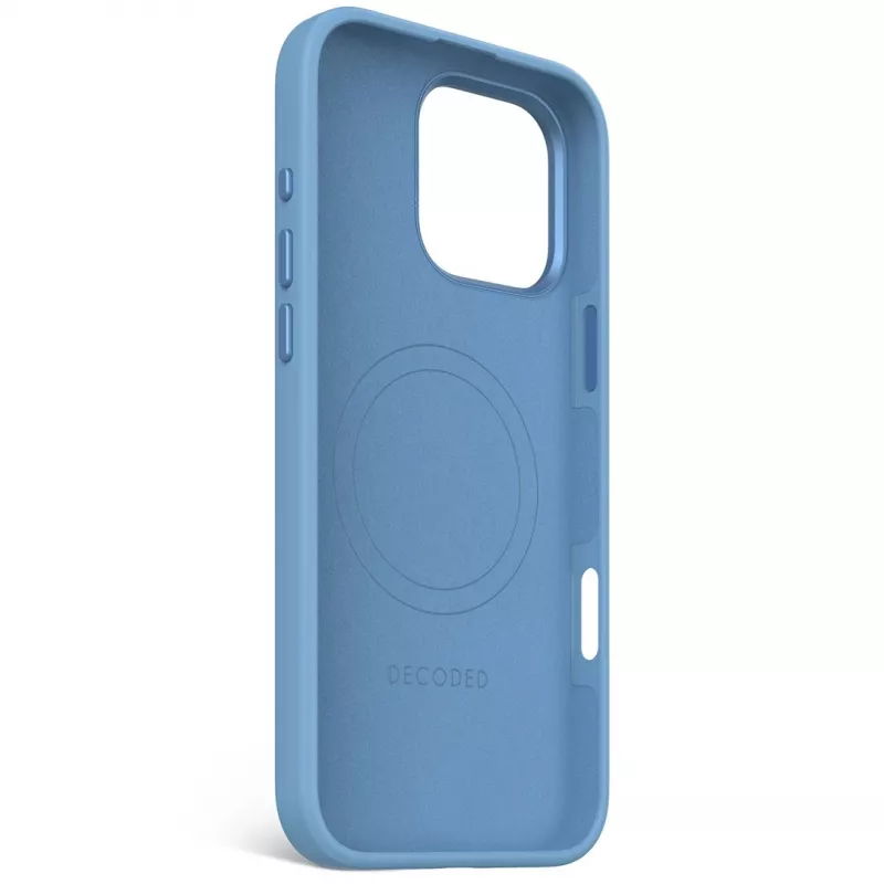 Decoded silikoninis dėklas Apple iPhone 16 Pro Max 17,5 cm mėlynas