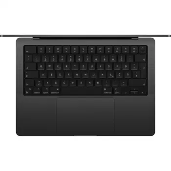 APPLE MacBook Pro 35,97 cm 14,2 col. Apple M4 Pro lustas su 14 branduolių CPU ir 20 branduolių GPU 24 GB 1 TB SSD Space Black (MX2J3D/A)